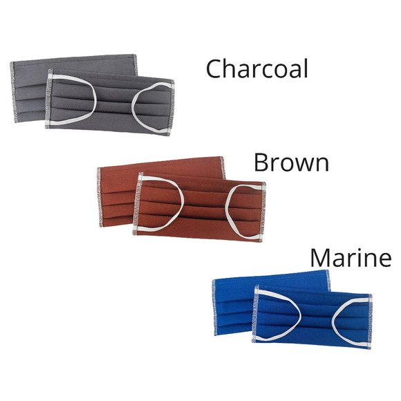4 Face Masks $12 Solid Cotton with Free shipping - Picture 1 of 4